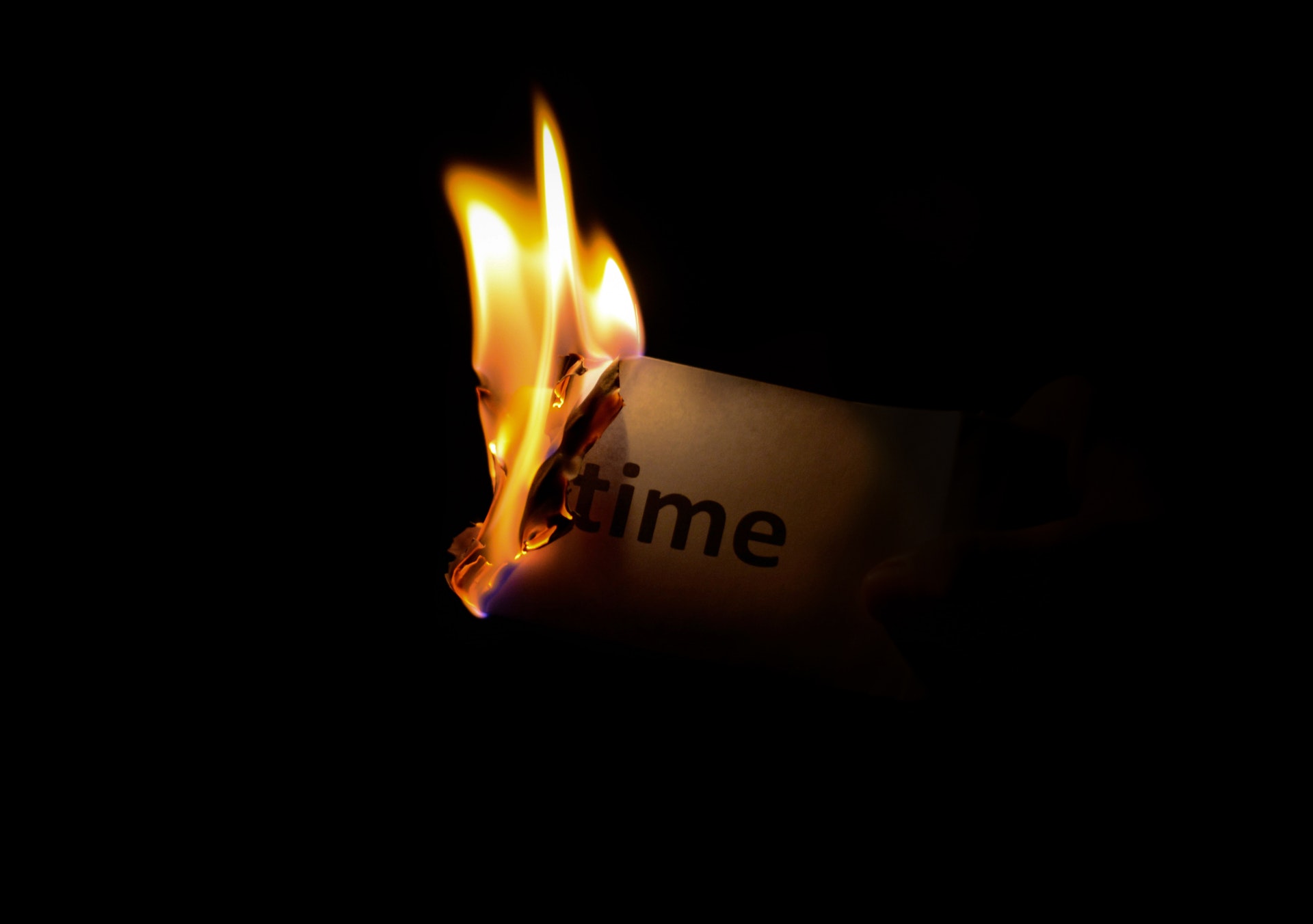 Stop wasting your time: You can never recover that later
