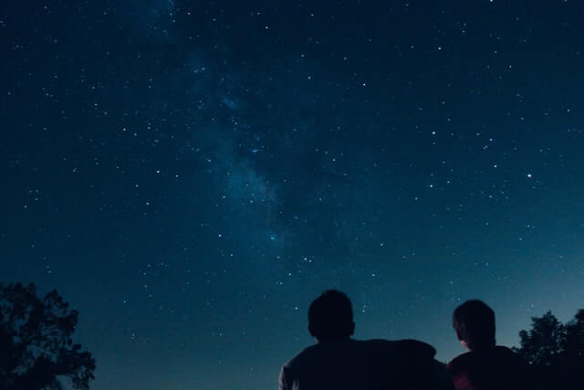 Stargazing on a Saturday night