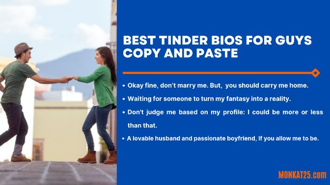 Best Tinder Bios For Guys Copy and Paste 